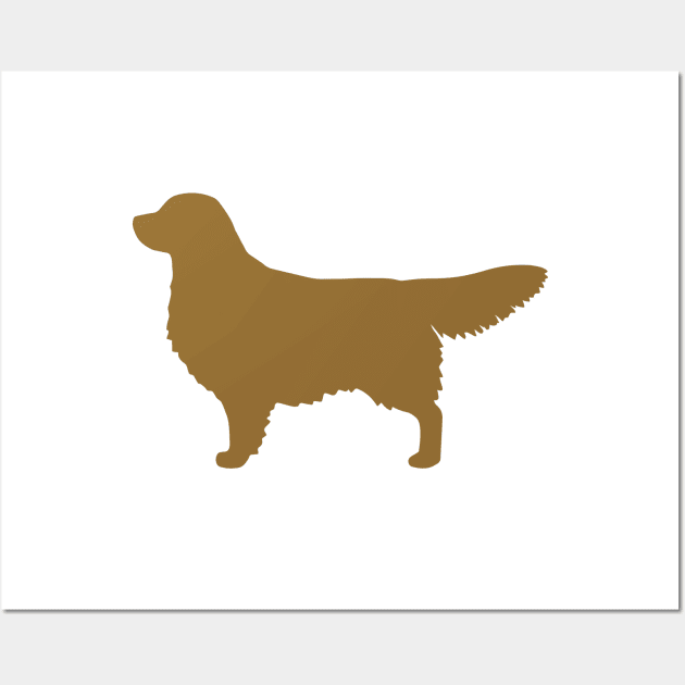 Golden Retriever Silhouette Wall Art by Coffee Squirrel